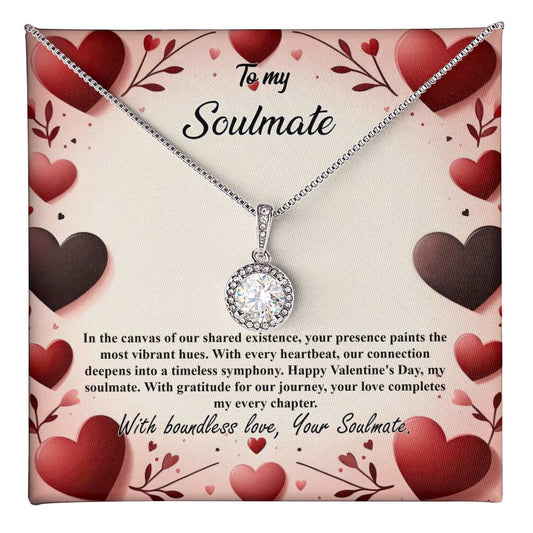 Valentine-st7b Eternal Hope Necklace, Gift to my Soulmate with Beautiful Message Card
