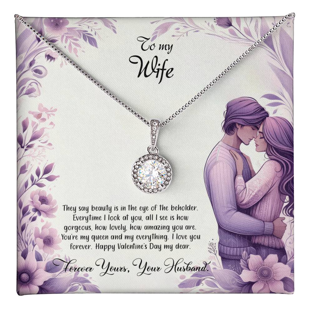 Valentine-st25a Eternal Hope Necklace, Gift to my Wife with Beautiful Message Card.