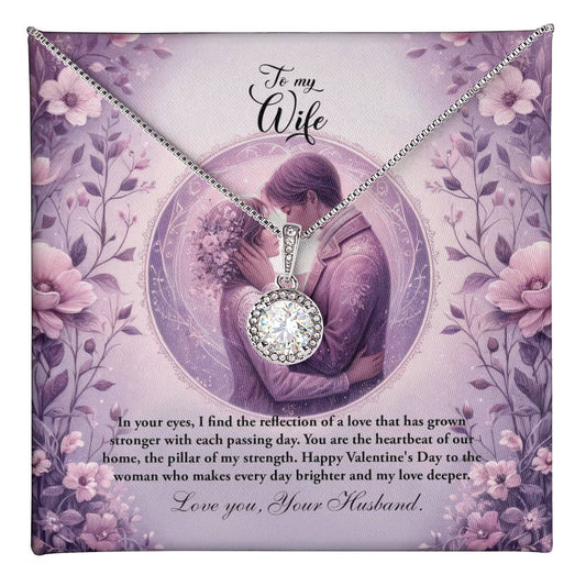 Valentine-st26a Eternal Hope Necklace, Gift to my Wife with Beautiful Message Card.