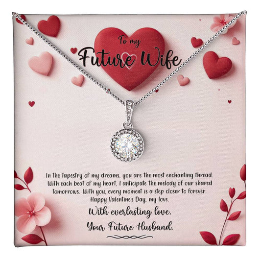 Valentine-st6d  Eternal Hope Necklace, Gift to my Future Wife with Beautiful Message Card