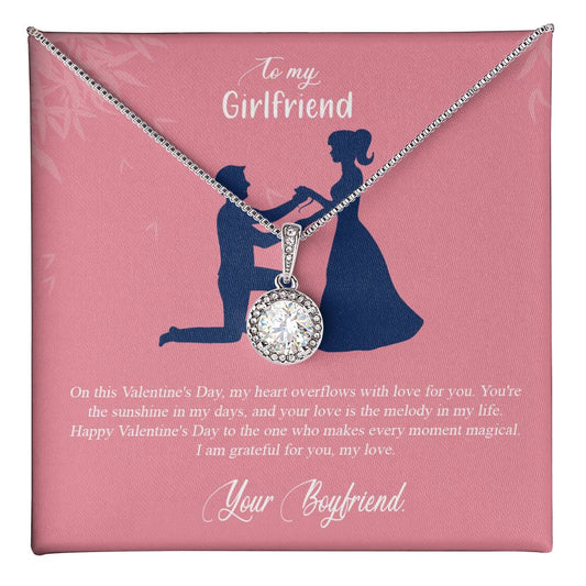 valentine-2c Eternal Hope Necklace, Gift to my Girlfriend with Beautiful Message Card