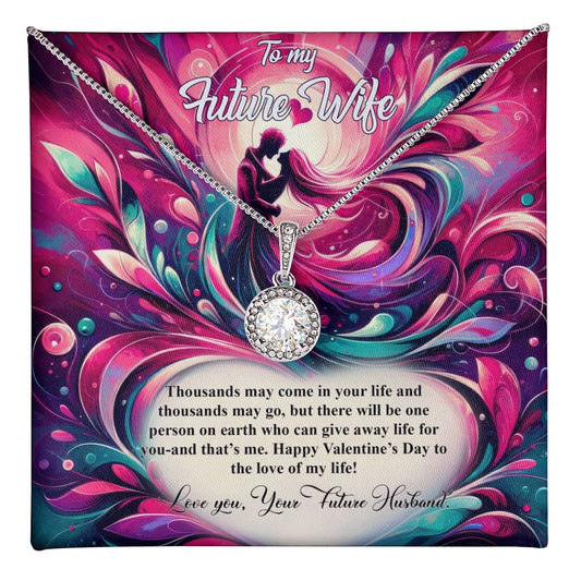 Valentine-st21d  Eternal Hope Necklace, Gift to my Future Wife with Beautiful Message Card