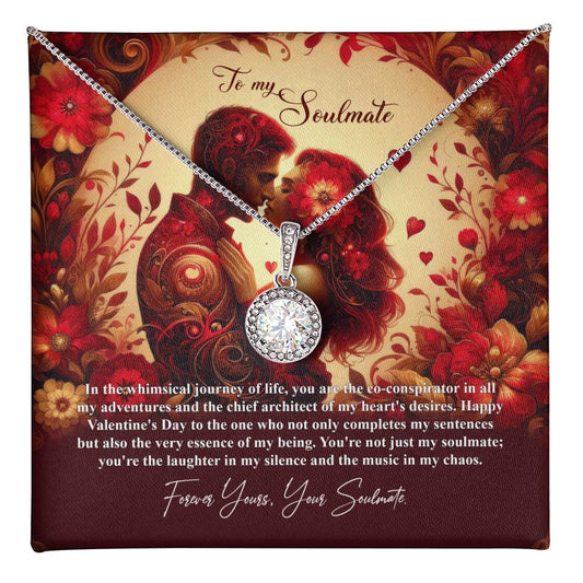 Valentine-st31b Eternal Hope Necklace, Gift to my Soulmate with Beautiful Message Card