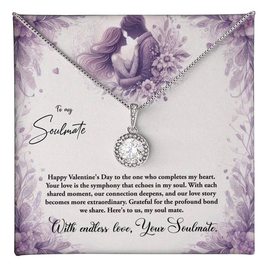 Valentine-st10b Eternal Hope Necklace, Gift to my Soulmate with Beautiful Message Card