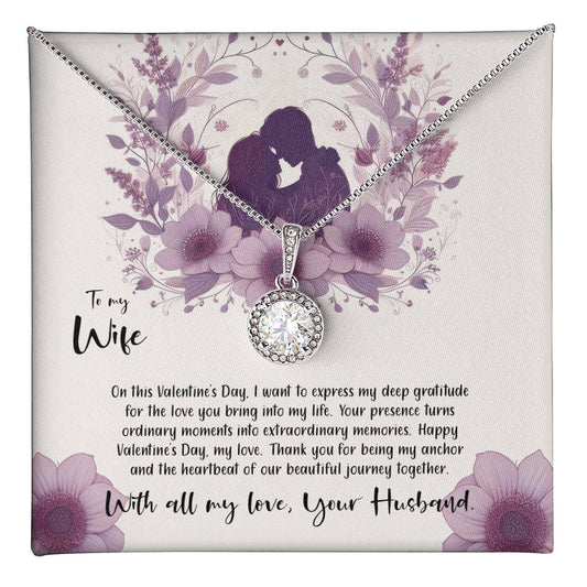 Valentine-st9a Eternal Hope Necklace, Gift to my Wife with Beautiful Message Card.