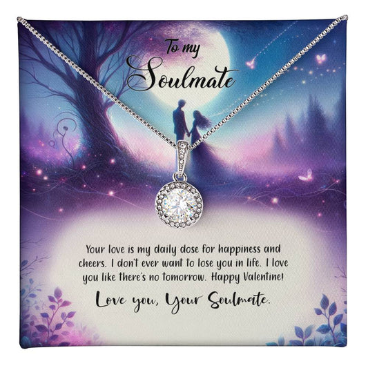Valentine-st19b Eternal Hope Necklace, Gift to my Soulmate with Beautiful Message Card