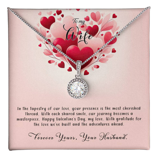 Valentine-st8a Eternal Hope Necklace, Gift to my Wife with Beautiful Message Card.