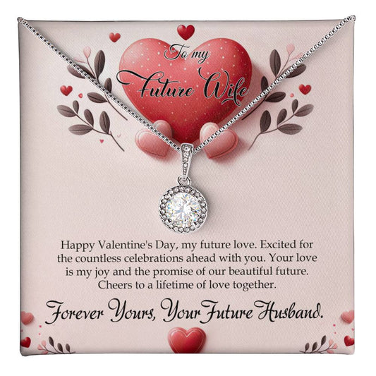 Valentine-st13d  Eternal Hope Necklace, Gift to my Future Wife with Beautiful Message Card