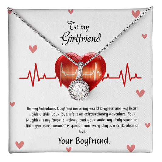 valentine-33c Eternal Hope Necklace, Gift to my Girlfriend with Beautiful Message Card