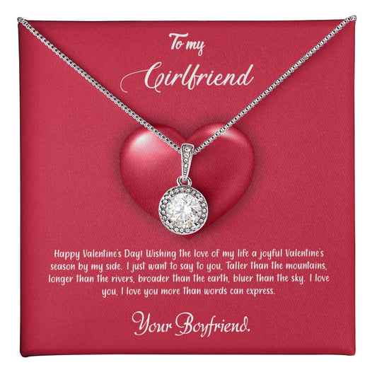 valentine-35c Eternal Hope Necklace, Gift to my Girlfriend with Beautiful Message Card