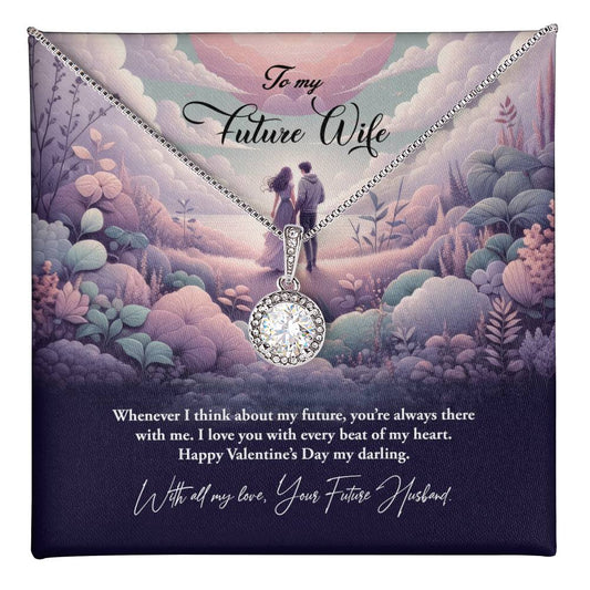 Valentine-st23d  Eternal Hope Necklace, Gift to my Future Wife with Beautiful Message Card