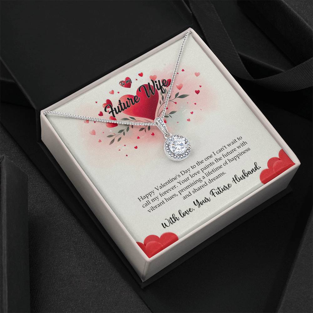 Valentine-st11d  Eternal Hope Necklace, Gift to my Future Wife with Beautiful Message Card