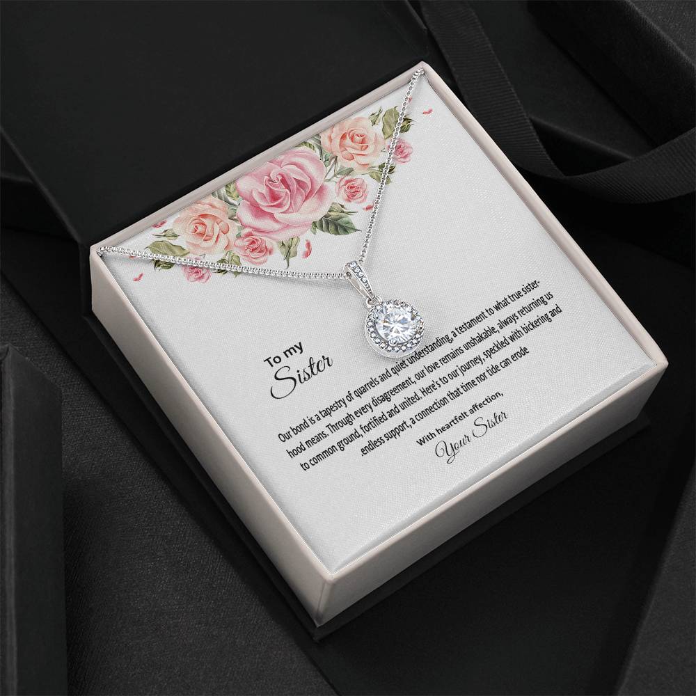 4031c Eternal Hope Necklace, Gift to my Sister with Beautiful Message Card