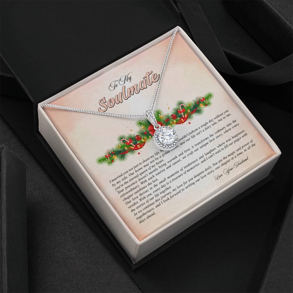 4009b Eternal Hope Necklace, Gift to My Soulmate with Beautiful Message Card