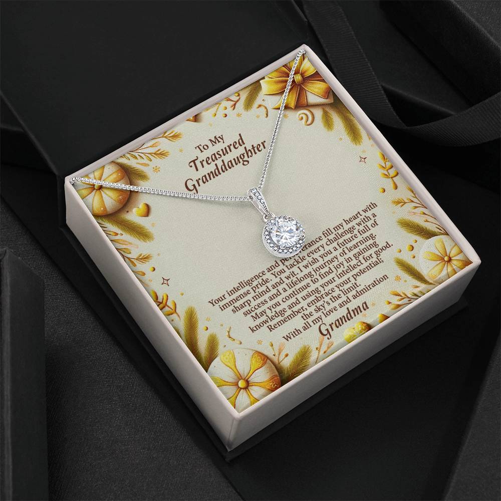 4056b Eternal Hope Necklace, Gift to my Granddaughter with Beautiful Message Card