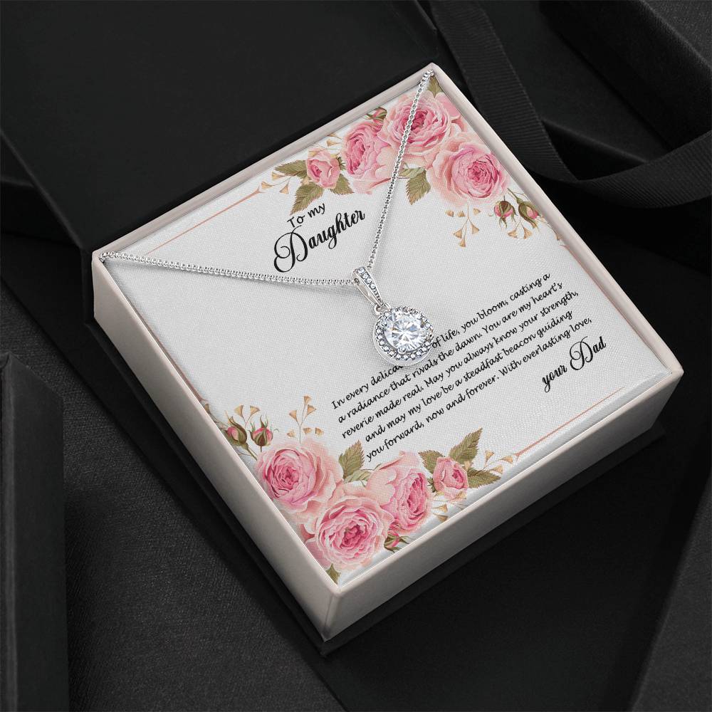 4034 (b) Eternal Hope Necklace, Gift to my Daughter with Beautiful Message Card