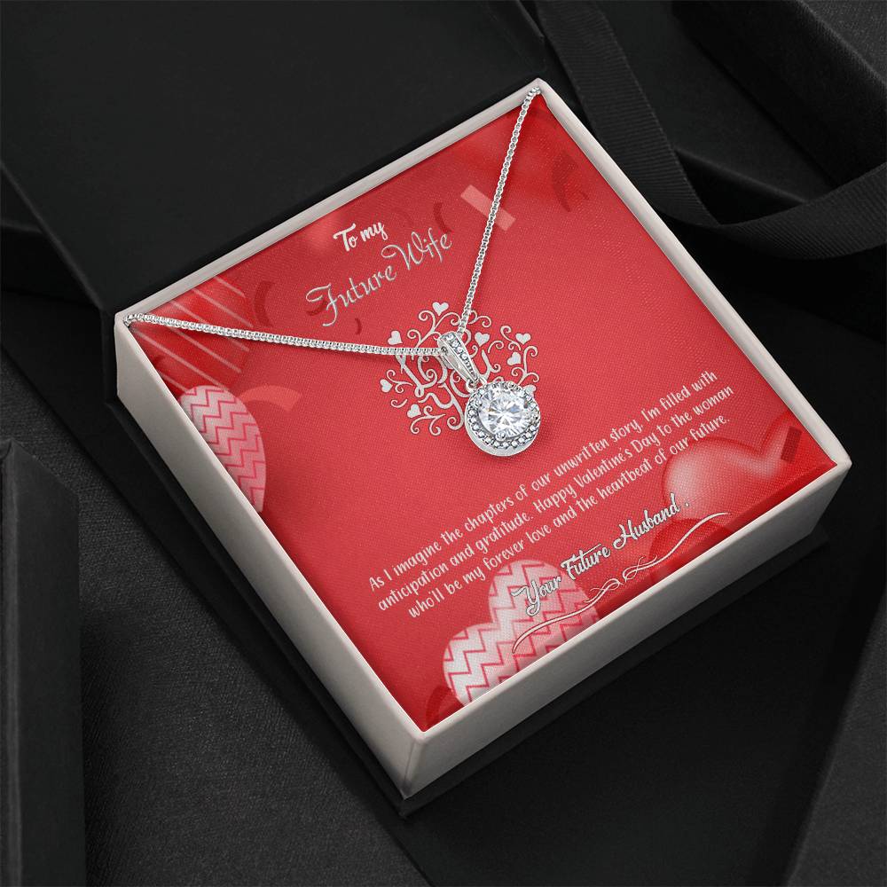 valentine-4d  Eternal Hope Necklace, Gift to my Future Wife with Beautiful Message Card