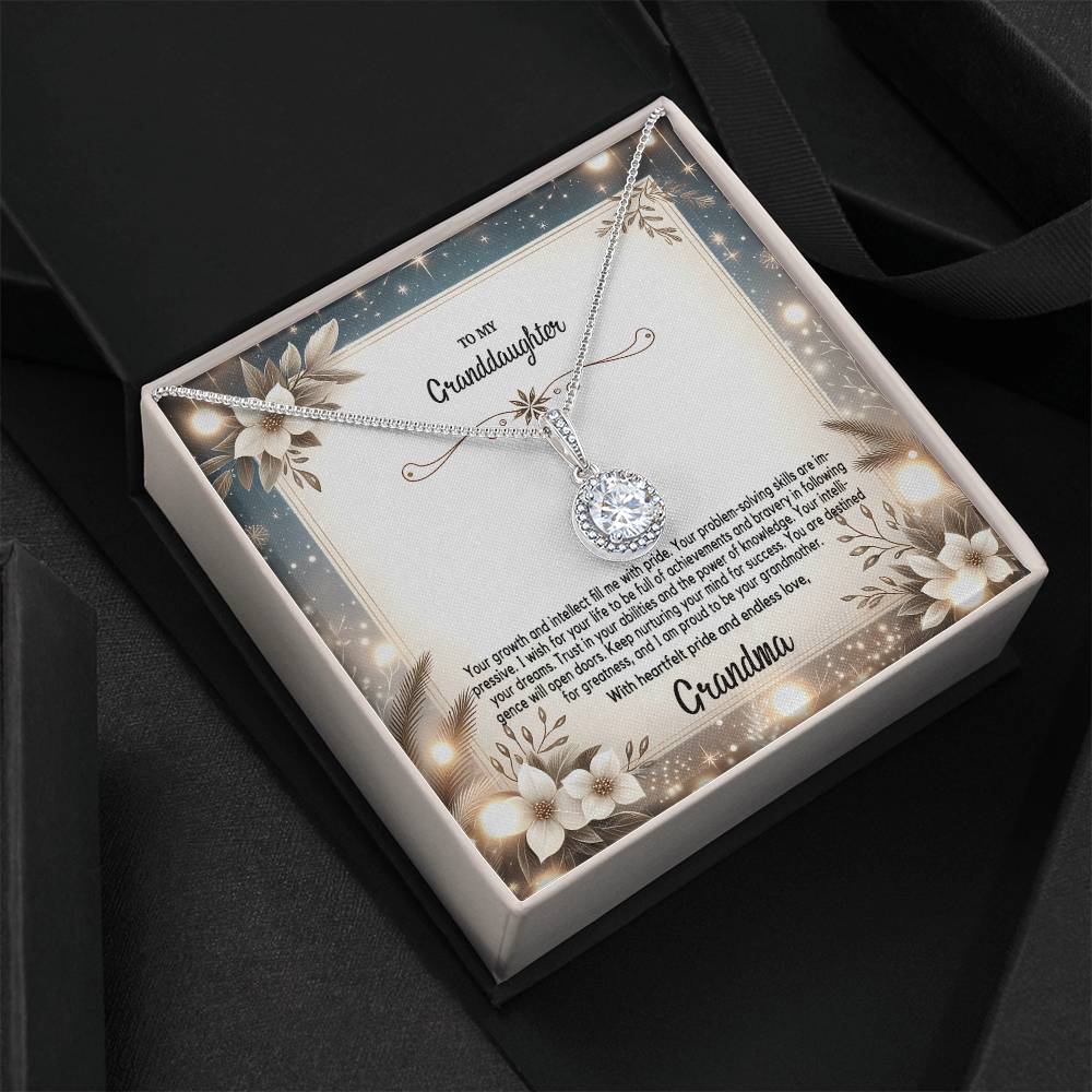 4055(a) Eternal Hope Necklace, Gift to my Granddaughter with Beautiful Message Card