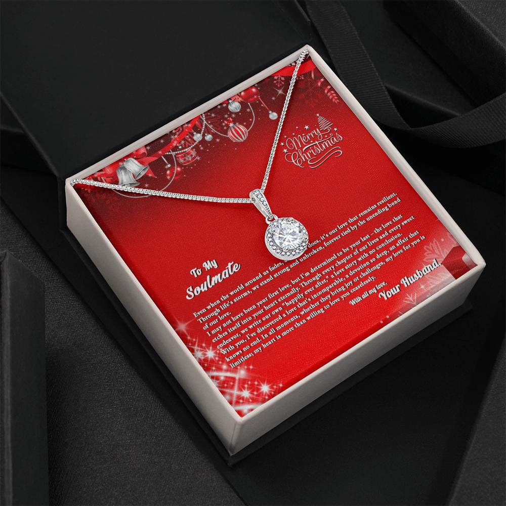 4007b Eternal Hope Necklace, Gift to My Soulmate with Beautiful Message Card