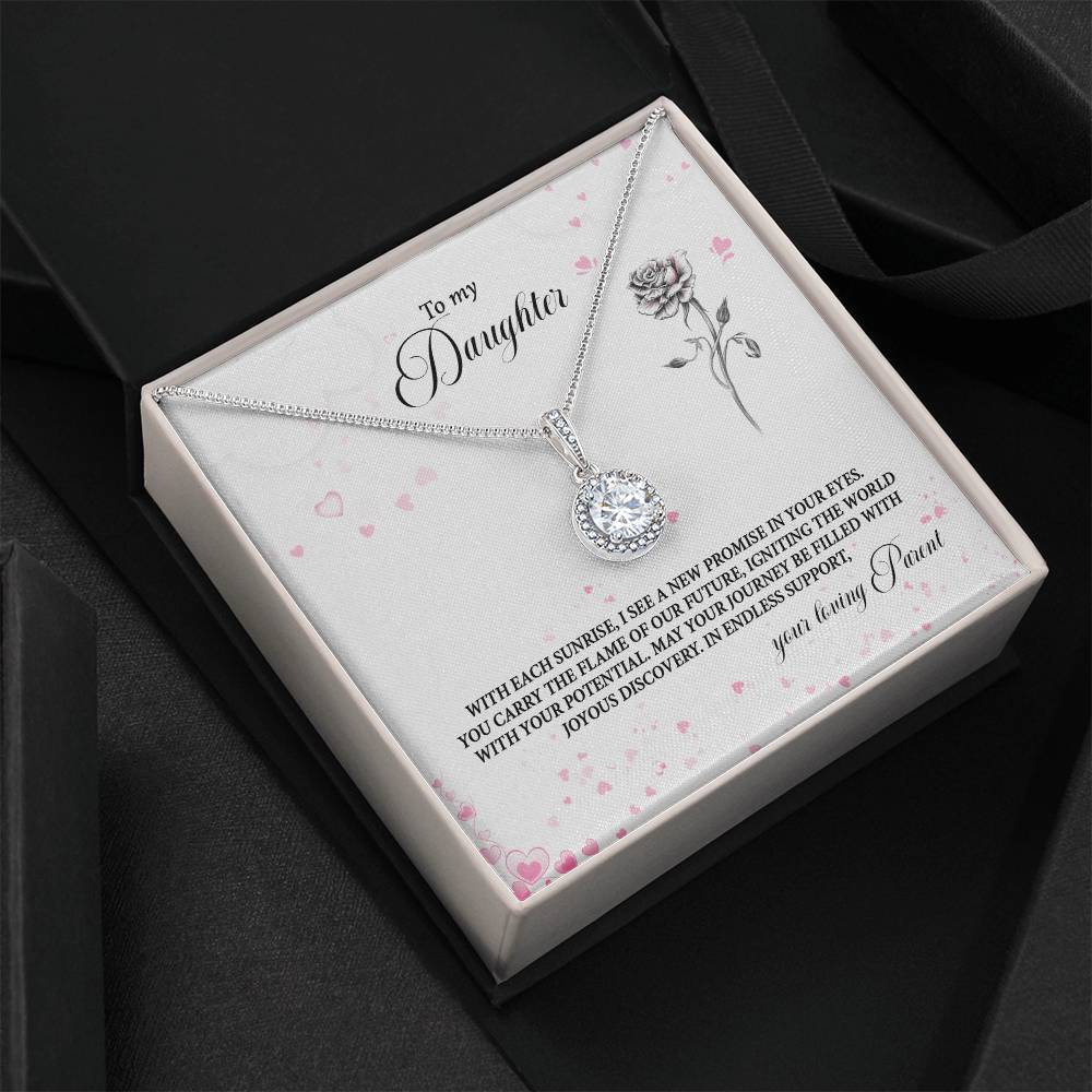 4037a Eternal Hope Necklace, Gift to my Daughter with Beautiful Message Card