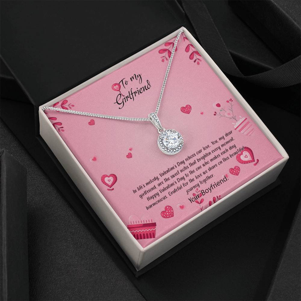 valentine-16c Eternal Hope Necklace, Gift to my Girlfriend with Beautiful Message Card