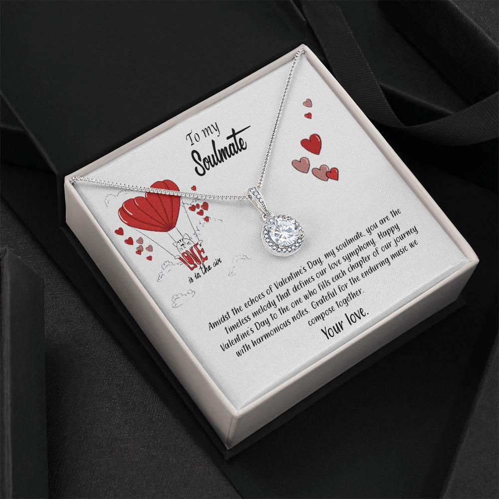 valentine-24b Eternal Hope Necklace, Gift to my Soulmate with Beautiful Message Card