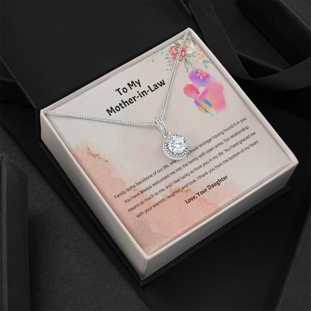 94689b Eternal Hope Necklace, Gift to my Stepmom with Beautiful Message Card