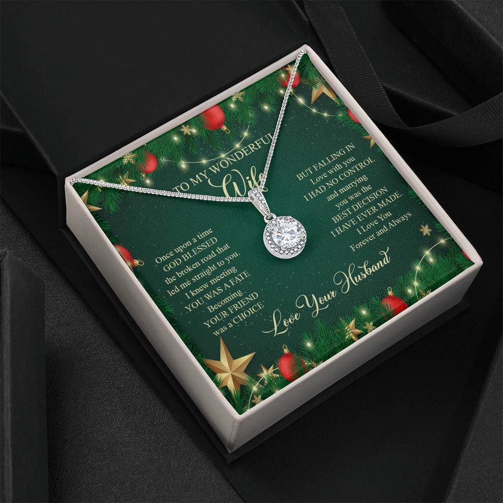 93045a Eternal Hope Necklace, Gift to My Wife with Beautiful Message Card