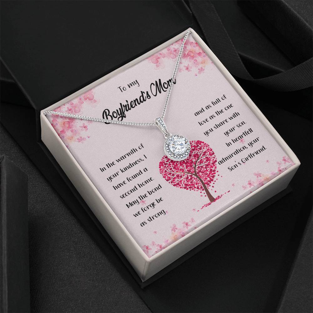 4042c Eternal Hope Necklace, Gift to my Boyfriend's Mom with Beautiful Message Card