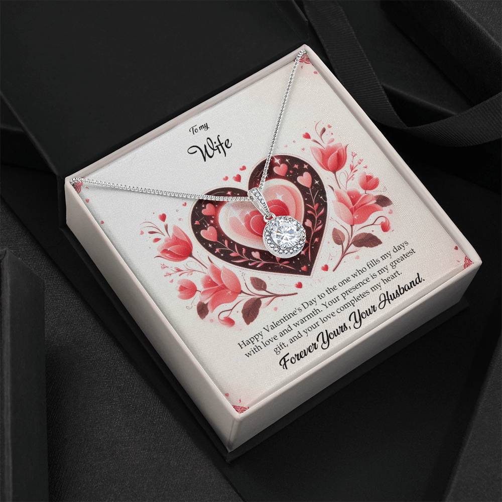 Valentine-st5a Eternal Hope Necklace, Gift to my Wife with Beautiful Message Card.