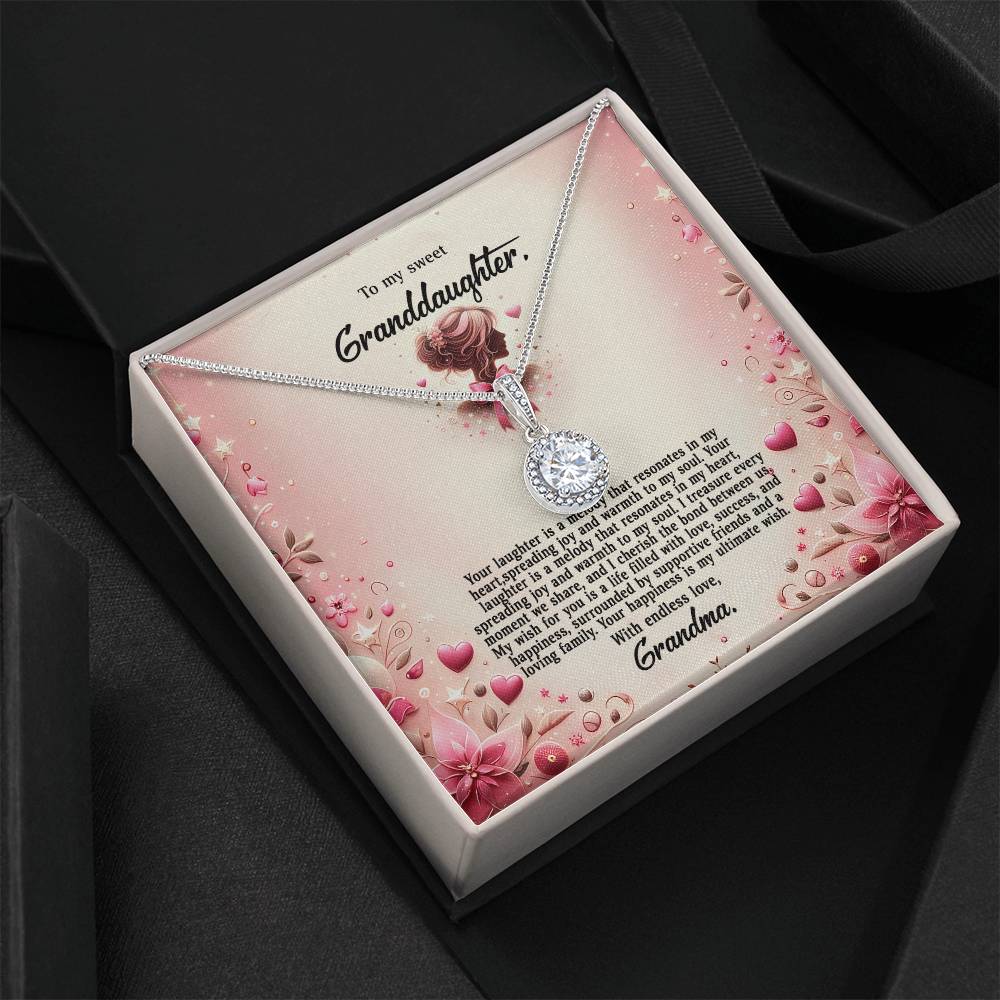 4058(b) Eternal Hope Necklace, Gift to my Granddaughter with Beautiful Message Card