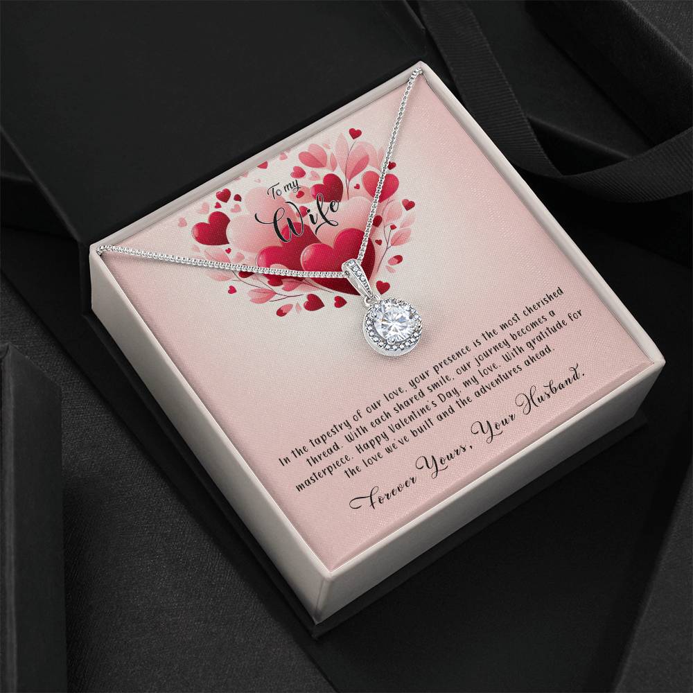 Valentine-st8a Eternal Hope Necklace, Gift to my Wife with Beautiful Message Card.