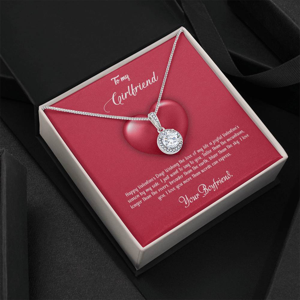 valentine-35c Eternal Hope Necklace, Gift to my Girlfriend with Beautiful Message Card