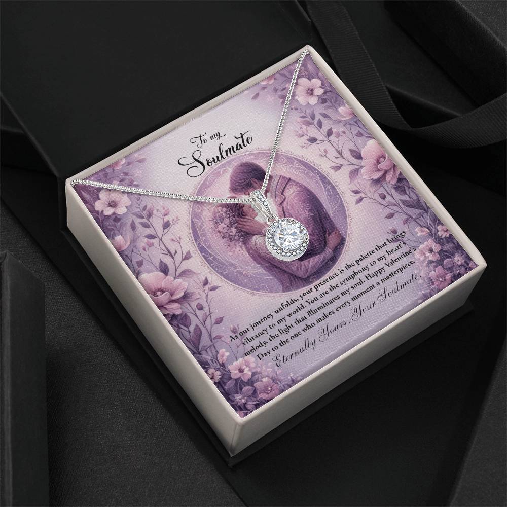 Valentine-st26b Eternal Hope Necklace, Gift to my Soulmate with Beautiful Message Card