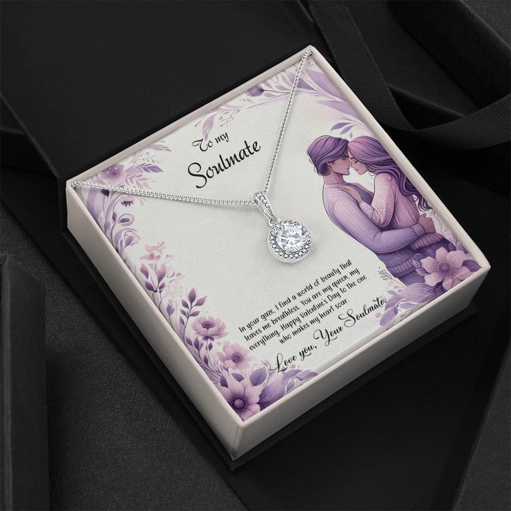 Valentine-st25b Eternal Hope Necklace, Gift to my Soulmate with Beautiful Message Card