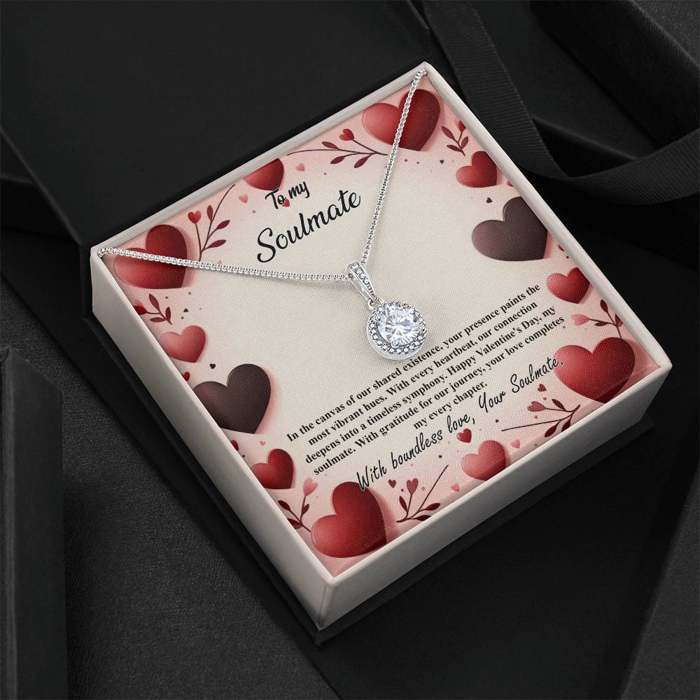 Valentine-st7b Eternal Hope Necklace, Gift to my Soulmate with Beautiful Message Card