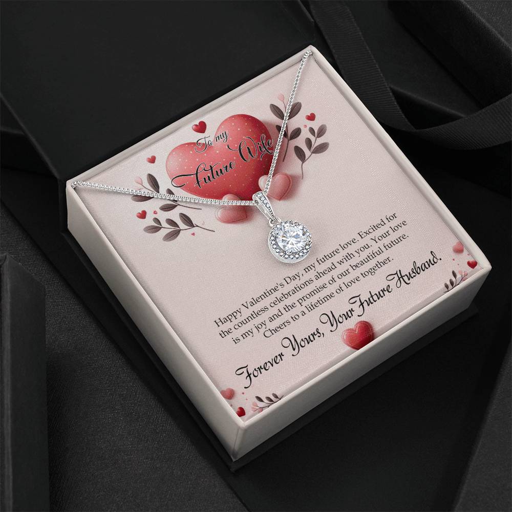 Valentine-st13d  Eternal Hope Necklace, Gift to my Future Wife with Beautiful Message Card