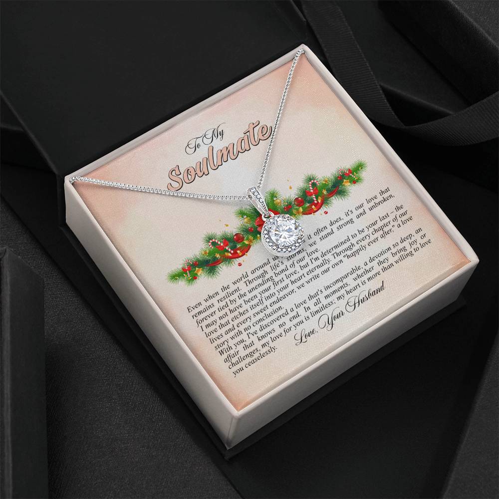 4009a Eternal Hope Necklace, Gift to My Soulmate with Beautiful Message Card