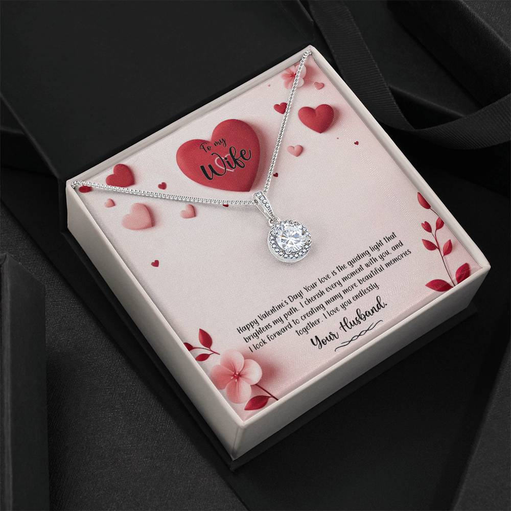 Valentine-st6a Eternal Hope Necklace, Gift to my Wife with Beautiful Message Card.