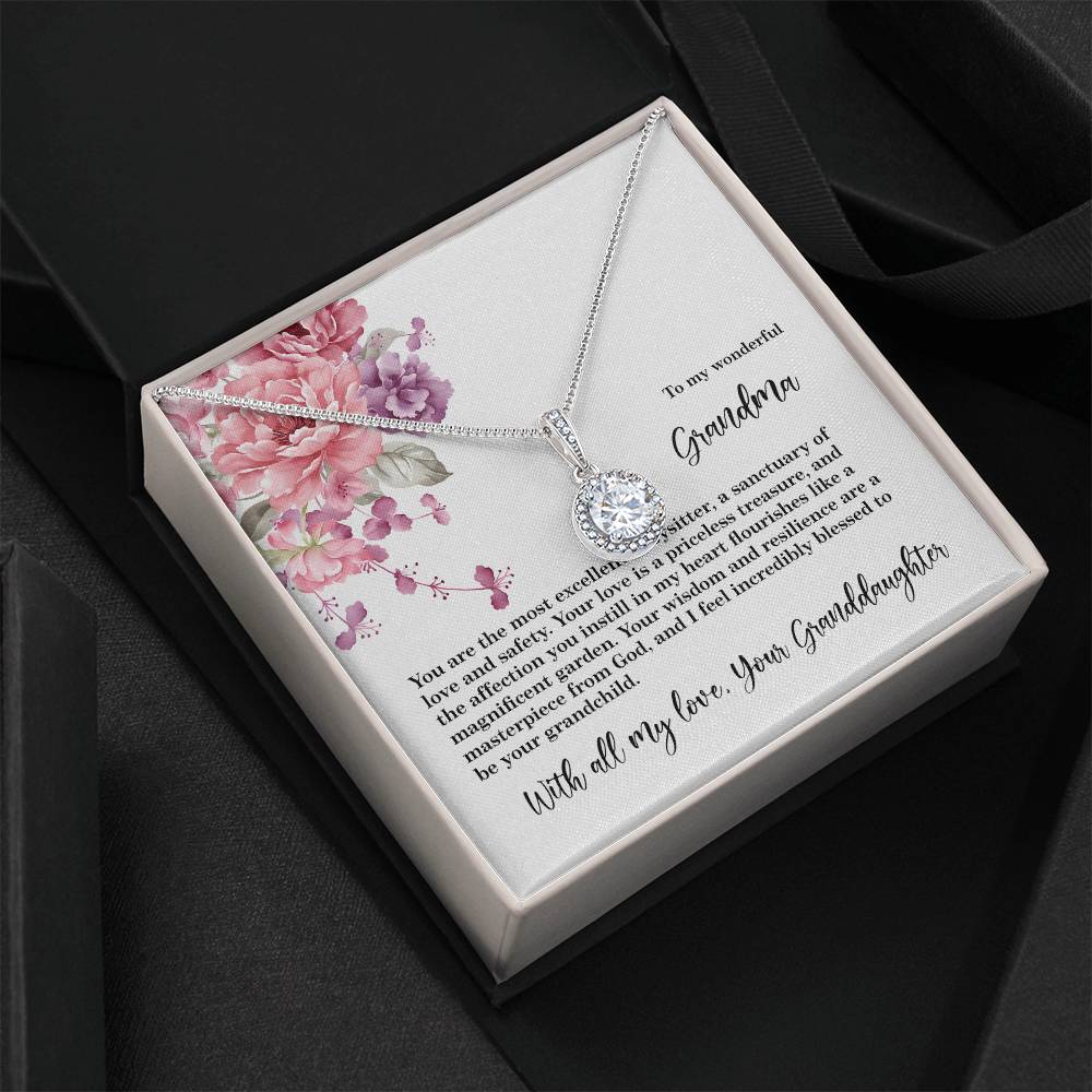 4027d Eternal Hope Necklace, Gift to my Grandma with Beautiful Message Card