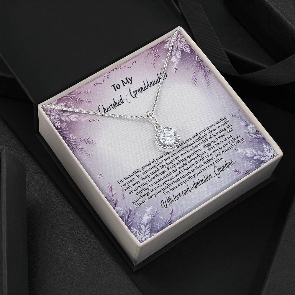 4054c Eternal Hope Necklace, Gift to my Granddaughter with Beautiful Message Card