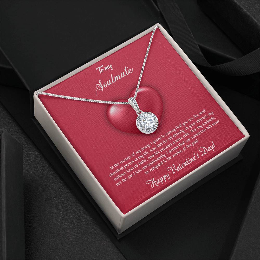 valentine-35b Eternal Hope Necklace, Gift to my Soulmate with Beautiful Message Card