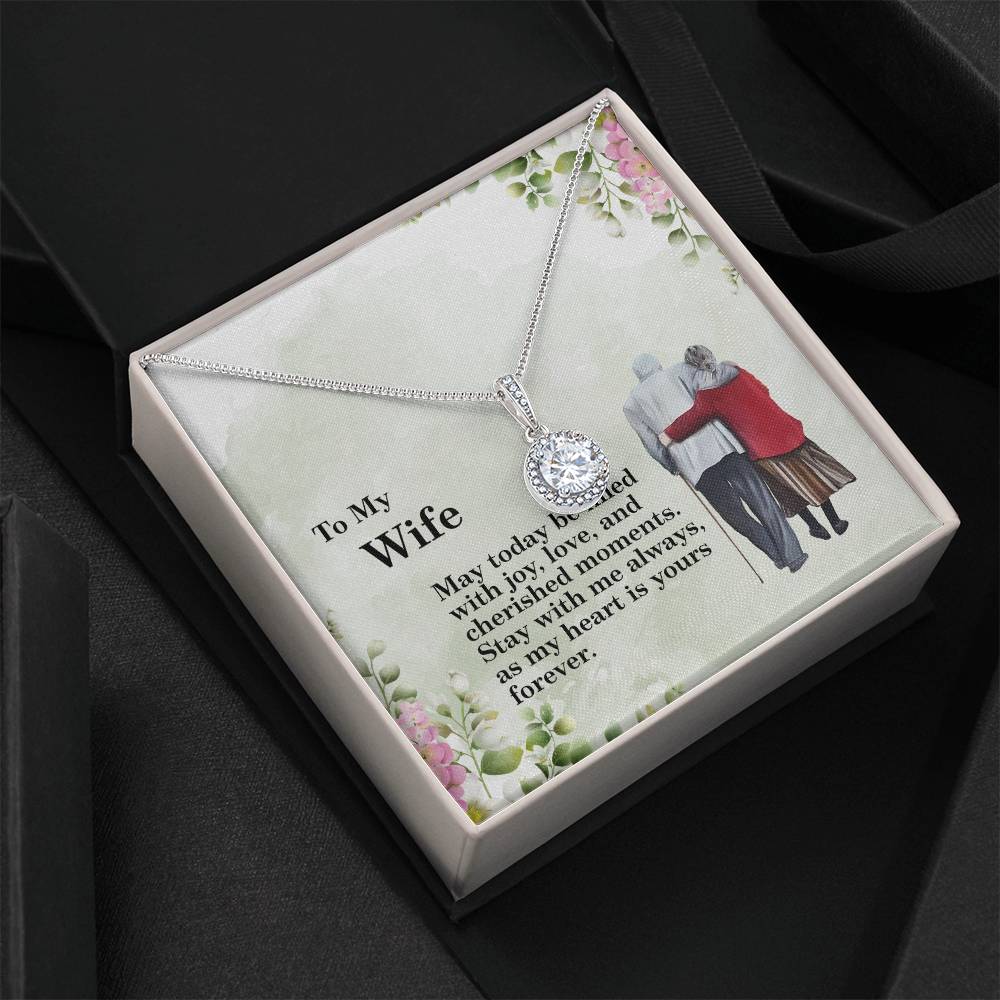 4028 Eternal Hope Necklace, Gift to My Wife with Beautiful Message Card