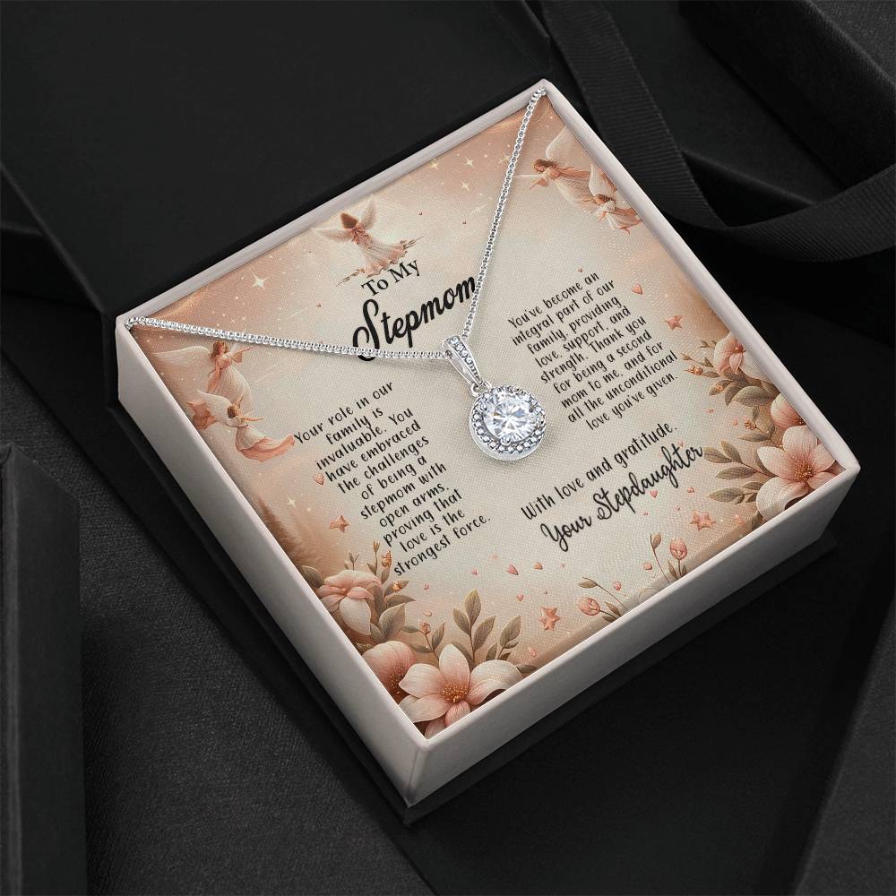 4052b Eternal Hope Necklace, Gift to my Stepmom with Beautiful Message Card