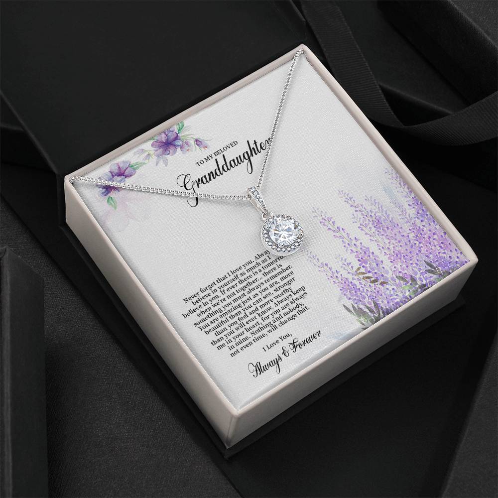 4030 (b) Eternal Hope Necklace, Gift to my Granddaughter with Beautiful Message Card