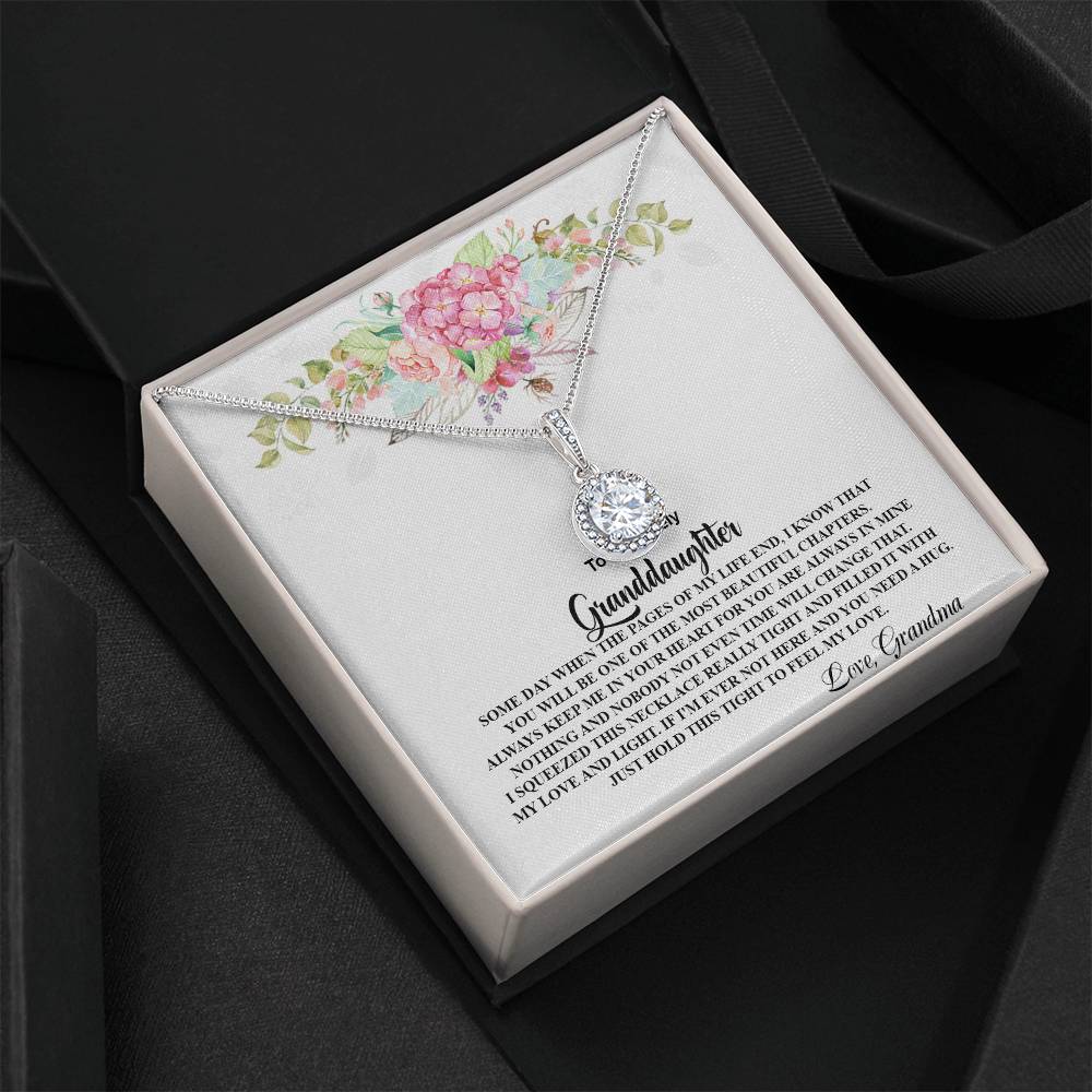 4026 b Eternal Hope Necklace, Gift to my Granddaughter with Beautiful Message Card