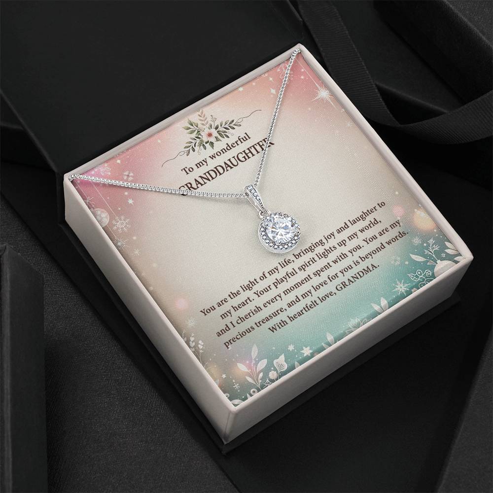 4057a Eternal Hope Necklace, Gift to my Granddaughter with Beautiful Message Card