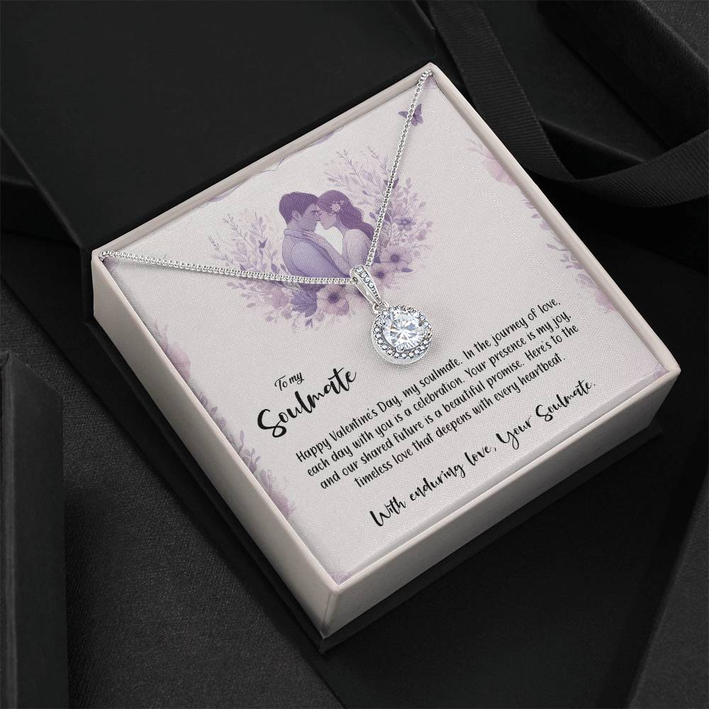 Valentine-st14b Eternal Hope Necklace, Gift to my Soulmate with Beautiful Message Card