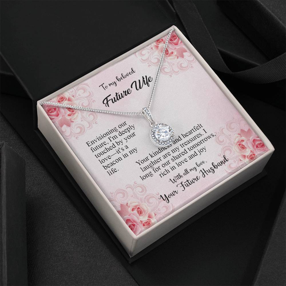 4036b Eternal Hope Necklace, Gift to my Future Wife with Beautiful Message Card