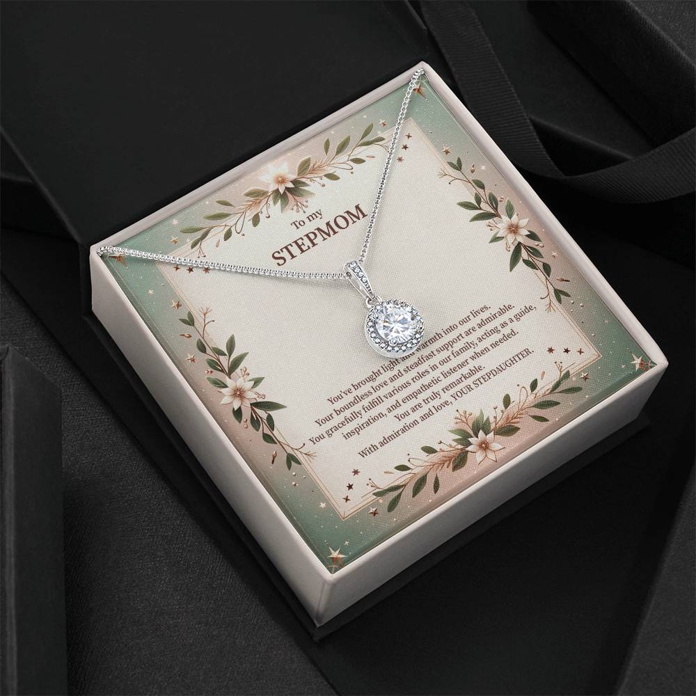 4049c Eternal Hope Necklace, Gift to my Stepmom with Beautiful Message Card